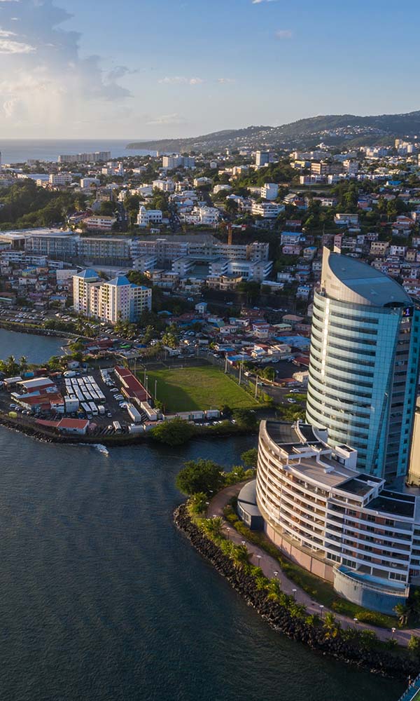 Voitures de location au port de Martinique